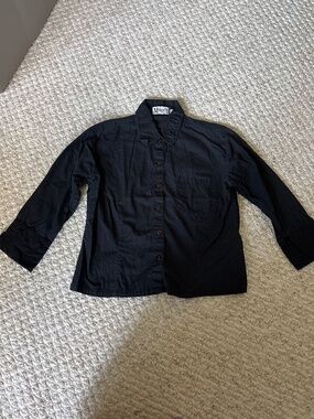 Vintage black button down